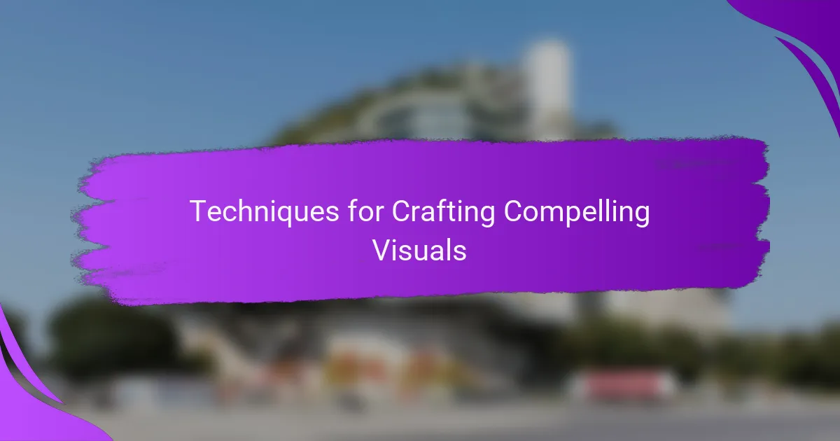 Techniques for Crafting Compelling Visuals